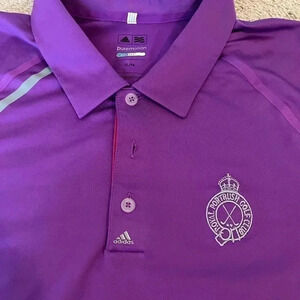 Adidas Purple Polo Shirt
